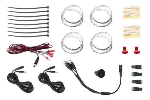 Diode Dynamics LED Accent Lights DD0446 Light, Blue Footwell Kit 4pc