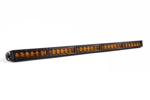 Diode Dynamics Stage Series 4,000 Lumens 30 Inch Light Bar DD5040 LED Single Row Straight Amber Driving Each