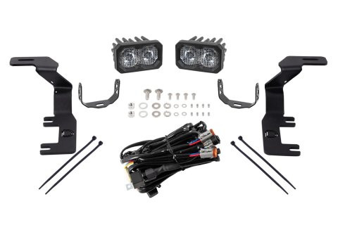 Diode Dynamics - Light Bars, Pods and Fog Lights for 2015-2022 CANYON, 2015-2021 COLORADO DD6652 LED Light, Stage Series 2in LED Ditch Kit Colorado/Canyon Pro White Combo