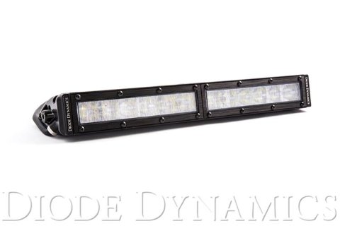 Diode Dynamics Stage Series 2,800 Lumens 12 Inch Light Bar DD5023S LED Single Row Straight Clear Wide Each