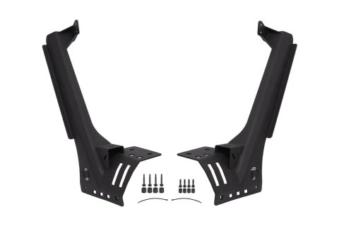 Diode Dynamics Light Mount Brackets DD6820P Bracket Kit, Stage Series Windshield Bracket Kit for 2018+ Jeep Wrangler JL