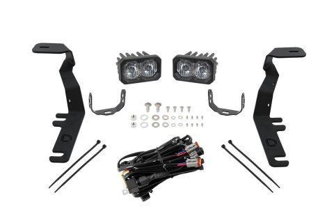 Diode Dynamics - Light Bars, Pods and Fog Lights for 2015-2020 F-150 DD6573 LED Light, Stage Series 2in LED Ditch Kit Ford F-150/Raptor Pro White Combo