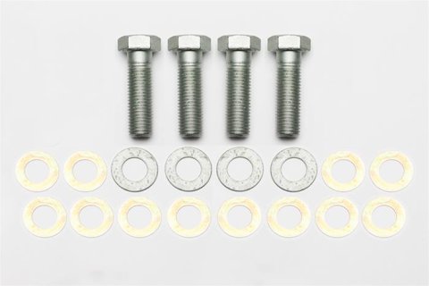 Wilwood Replacement Brake Caliper Bolts 230-15161 Bolt, Replacement, M16 x 2.0, Steel, Natural, 2.000 in., Hex Head, Universal, Set