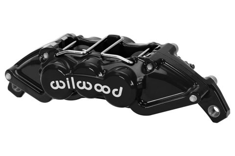 Wilwood UTV4 Calipers 120-16571-BK Brake Caliper, UTV4, Aluminum, Black, Logo, 4-piston, Each
