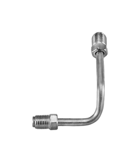 Wilwood Proportioning Valve Combo Tubing 190-14246 Brake Line, Long Line, Stainless Steel, Natural, 3/8-24 in. Male Inverted Flare Ends, Each