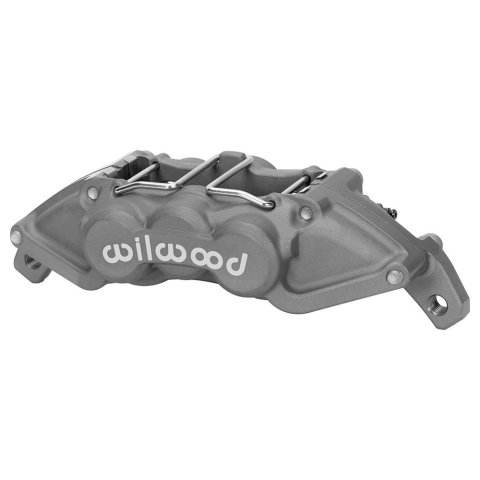 Wilwood UTV4 Calipers 120-16572 Brake Caliper, UTV4, Aluminum, Gray/Silver, Logo, 4-piston, Each