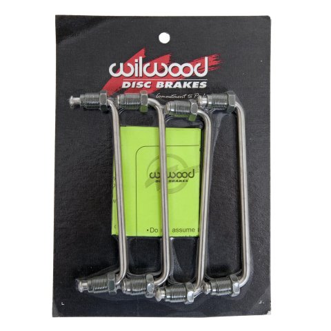 Wilwood Disc Brakes Brake Caliper Replacement Components 190-5975 Billet SL6/FSL4 Fluid Tube, 1.25" Rotor - 4 pk.