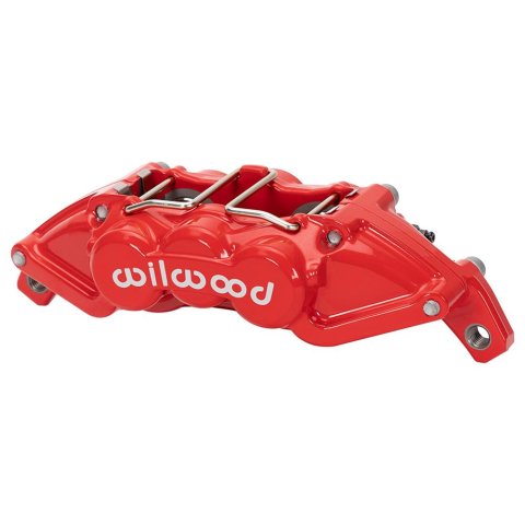 Wilwood UTV4 Calipers 120-16572-RD CALIPER,UTV4-H,1.00/1.00,.25 ROTOR,RED