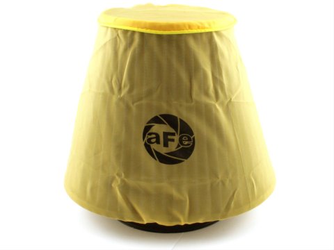 aFe Pre-Filters 28-10121 Air Filter Wrap, Pre Filter, Nylon, Yellow, Conical, Each
