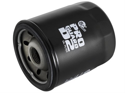 aFe Pro GUARD D2 Oil Filters 44-LF014-MB Filter, Guard D2, Canister, for use on Honda®, Nissan, Set of 4