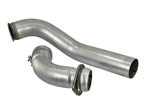 aFe Large Bore-HD Turbo Downpipes for 2008-2010 F-250 SUPER DUTY, F-350 DUTY - 49-43025-1 Downpipe, 409 Stainless Steel, Ford, 6.4, Each