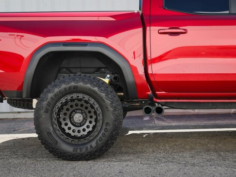 aFe Rebel Series Exhaust Systems for 2023-2025 CANYON, COLORADO - 49-34142-P Systems, Series, 3 in., 304 Stainless Steel, Cat-Back, Polished Tips, Chevy, GMC, Kit