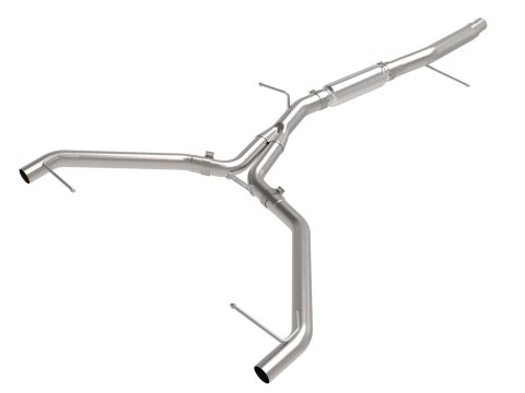 aFe Mach Force XP Exhaust Systems 49-36445 Systems, XP, Rear Axle-back, Single In/Dual Out, Stainless Steel, Natural, Split Rear Exit, Audi, 2.0L, Kit
