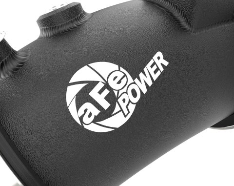 aFe BladeRunner Intercooler Pipes for 2022-2023 STINGER - 46-20699-B Pipe, BladeRunner, Cold Side, To Engine, 2.75 in. Diameter, Aluminum, Black Powdercoated, Kia, Each