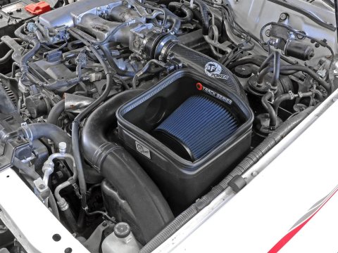 aFe Track Series Carbon Fiber Pro 5R Air Intake Systems 57-10019R Engine Cold Intake, Stage-2 System w/ Media Nissan Patrol (Y61) 17-21 L6-4.8L