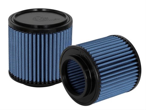 aFe Pro 5R Air Filter Elements for 2005-2016 DB9 - 10-10141-MA Elements, 5R, Oiled, Cotton Gauze, Blue, Round Flanged, 5.29 in. Height, Aston Martin, 6.0L, Pair