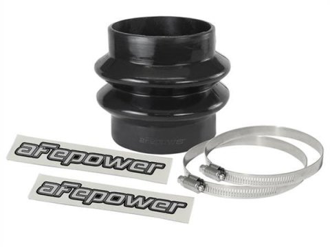 aFe Tubing Couplers 59-00095 Couplers, Straight, Silicone, Black, 3.13 in. Inlet/3.00 in. Outlet Diameter, 3.50 in. Length, Each