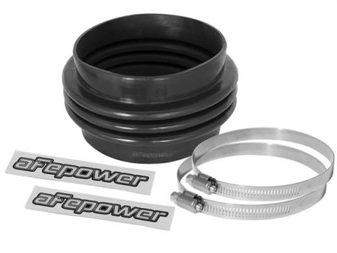 aFe Tubing Couplers 59-00039 Couplers, Straight, Silicone, Black, 5.00 in. Inlet/Outlet Diameter, 3.00 in. Length, Each