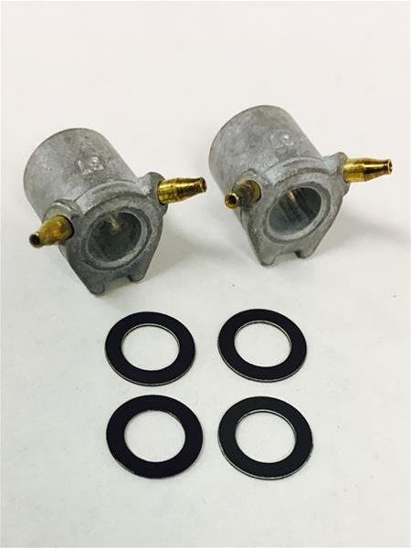 Holley Accelerator Pump Discharge Nozzles 121-25 Nozzles, Squirters, .025 in., Tube, Pair