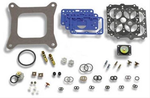 Holley Carburetor Renew Kits 37-934 Rebuid Kits, Fast Kit, Performance Tuning, Rebuild, Model 570, 870, Street Avenger, Gaskets, O-rings, Pump Diaphragm, Needle, Power Valve, Manual, Kit