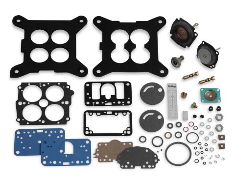 Holley Remanufactured Carburetor Renew Kits 3-1346 Rebuild Kits, Carburetor, Gaskets, O-rings, Pump Diaphragm, Needle, Seats, Power Valves Hardware, for Model 4180, Remanufactured, Kit