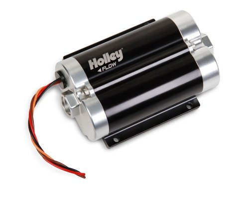 Holley Dominator Billet Fuel Pumps 12-1800 Pumps, Dominator, Billet, Electric, External, Single Inlet, 200 gph, 80 psi, 12V, -10 AN Female O-ring, Inlet and Outlet, Gas, Diesel, E85, Each