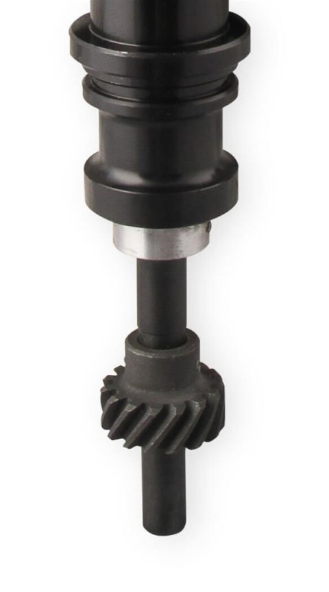 Holley EFI Dual-Sync Distributors 565-202BK Distributors, EFI, Dual-Sync, Hall Effect, Computer-controlled Advance, Male/HEI, Black Cap, Steel Gear, Black Housing, Ford, 3.6-5.0L, Each