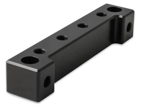 Holley EFI Sensor Blocks 534-35 Fuel Injection System Components, EFI, 1/8 in.-NPT, Block, Four Independent Ports, Aluminum, Black Anodized, Each