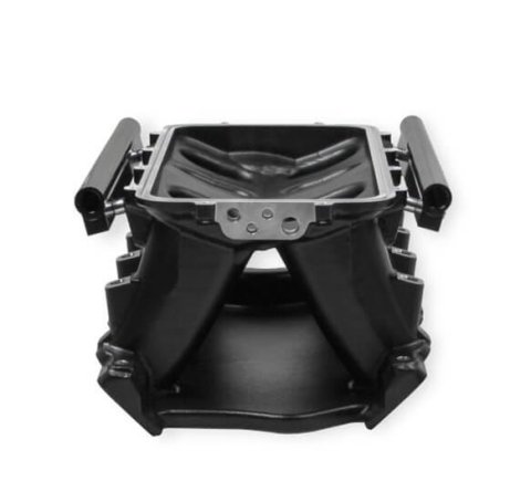 Holley 351W Ford Hi-Ram EFI Intake Manifolds 300-241BK Manifolds, Ford, EFI, Multi-port, 1,500-7,000 RPM Range, Standard Deck, Aluminum, Black Finish, Ford, 5.8L, Windsor, Kit