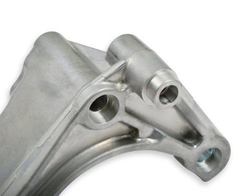 Holley Alternator Brackets 20-166 Brackets, Low-Mount, Aluminum, Natural, Chevy, Kit