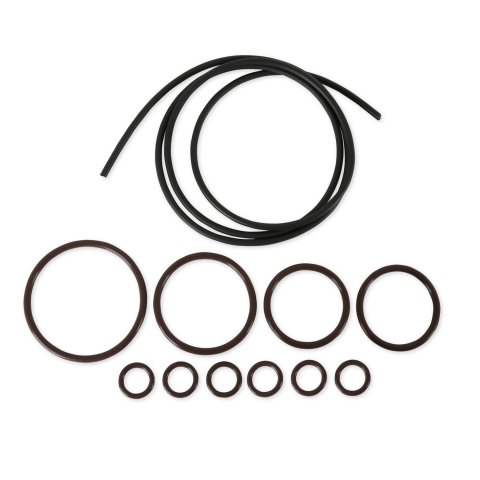 Holley Timing Cover O-Ring Gaskets 97-405 Gaskets, Replacement, O-Rings, Rubber, Black, for Covers 20-300, 20-320, 20-340, Ford, 7.3L, Godzilla, Kit