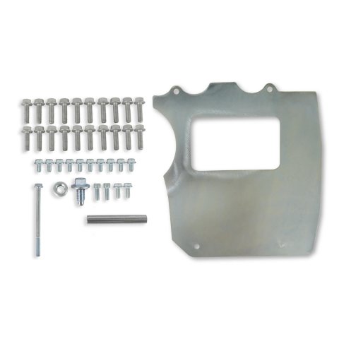 Holley Ford 7.3L Godzilla Oil Pan Hardware 302-107 Fasteners, Steel, Zinc Plated, Godzilla, With Turbo Drain Port Plug, Kit