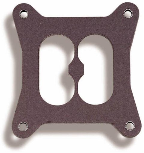 Holley Carburetor Base Plate Gaskets 108-18 Gaskets, Plate, Mounting, 4-Barrel, Square Bore, Divided Center, 0.313 in. Thick, Paper Material, for Models 4010, 4150, 4160, Each