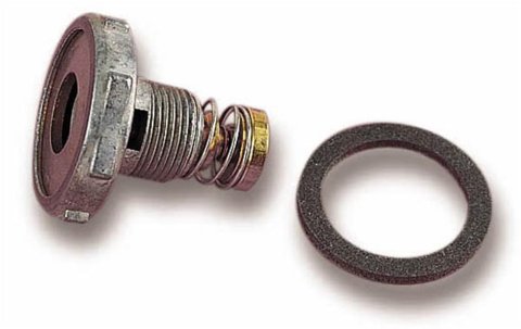 Holley Replacement Power Valves 125-25 Carburetor Valves, Replacement, Single Stage, Standard Flow, 2.5 in. Hg, Gaskets, Each