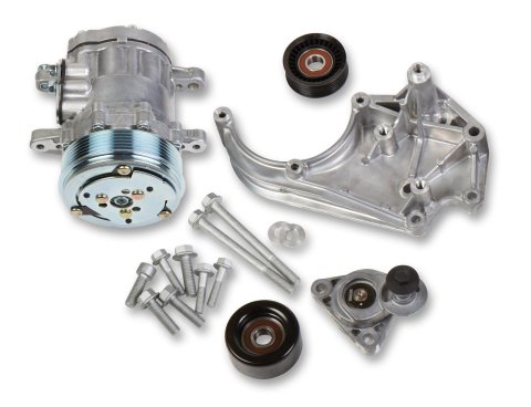 Holley LS Engine Swap Accessory Drive Systems 20-142 Pulley Sets, Serpentine, System, Sanden 7 A/C Only, Chevy, V8, Kit