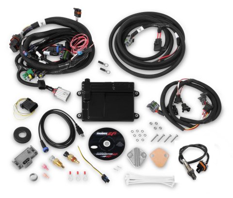 Holley HP EFI ECU and Harness Kits 550-606 Engine Management Systems, EFI, Harness, Up to 16-Injectors, 8-Coils, Four Digital Inputs, Wideband, CANBUS, Ford, Multi-Point, Kit