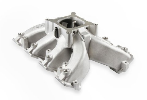 Holley EFI LS Single Plane Split-Design Race Intake Manifolds 300-290 Manifolds, Fuel Injected, Race, Aluminum, Natural, Chevrolet, GM Engines, LS3, L92 Cylinder Heads, Each