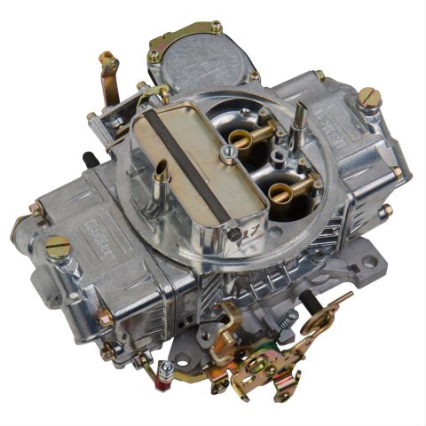 Holley 4160 750 CFM 4-Barrel Carburetor 0-3310S Carburetors, Model 4160, cfm, 4-Barrel, Square Bore, Manual Choke, Vacuum Secondaries, Dual Inlet, Silver Finish, Each