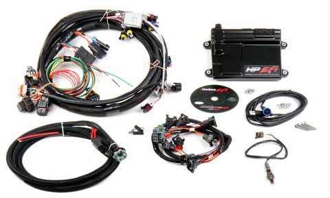 Holley HP EFI ECU and Harness Kits 550-602N Engine Management Systems, EFI, Harness, Up to 16-Injectors, 8-Coils, Four Digital Inputs, NKT O2 Sensor, GM, LS, 24x Crank Sensor, Kit