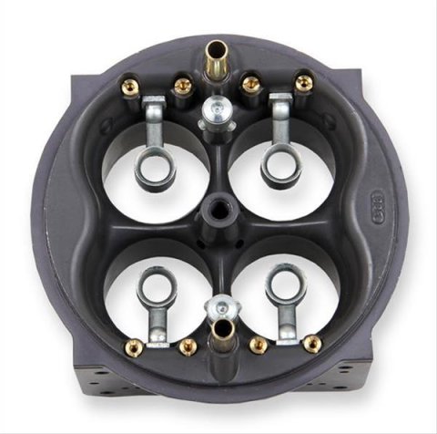 Holley Carburetor Main Bodies 134-323 Components, Body, Ultra XP, Replacement, 750 cfm, Aluminum, Gray Anodized, Down-Leg Boost, Discharge Nozzle, Brass Air Bleeds, Each