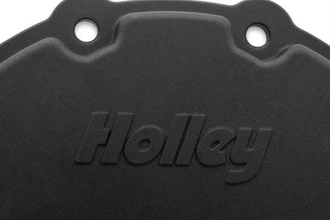Holley Cast Aluminum Timing Covers 21-151 Covers, 1-Piece, Aluminum, Black, Chevrolet, Small Block, Without Crank Sensor, Each