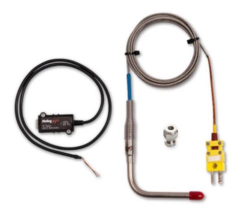Holley EFI Single-Channel EGT Kits 554-184A Data Acquisition, EFI, Single-channel, CAN EGT, 1/4 in. Stainless Bung, 1/4 in. Probe, Unterminated Output, Non-Holley Installations, Kit