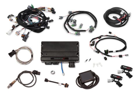 Holley Terminator X Engine Management Systems 550-1217 Systems, X, Up to 8-EV6 Injectors, 8-Coils, Analog, O2 Sensor, Plug-and-Play, 3.5 in. Controller, Ford, 4.6L, 5.4L, Kit