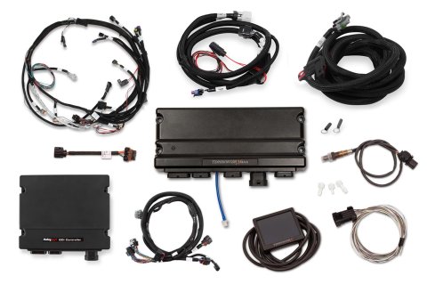 Holley Terminator X MAX Engine Management Systems 550-1611 Systems, MAX, 8-Injectors, 8-Coils, Plug-and-Play, LT, Trans Control, Chevy, Late LT, 5.3L, 6.2L, Kit