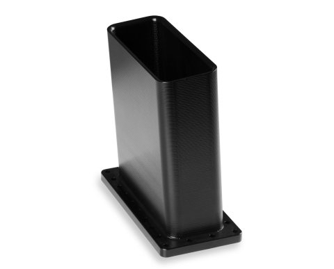 Holley LS Ultra Lo-Ram Billet Burst Panel Ducts 300-608BK Replacement Components, Duct, Fits "Large" Panels, SFI Approved, Includes Fasteners, Aluminum, Black Anodized, Each