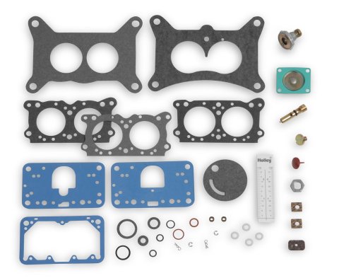Holley Marine Carburetor Renew Kits 3-888 Rebuid Kits, Carburetor, Renew, Model 2300, R6150, 2-barrel, Gaskets, O-rings, Pump Diaphragm, Needle, Power Valve, Manual, Kit