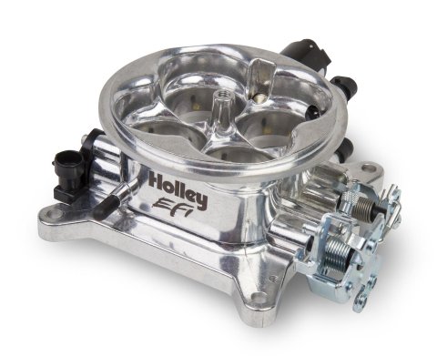 Holley Universal 4-Barrel 1000 CFM 4150 Flange Throttle Bodies 112-588 Bodies, Universal, Flange, 4-Barrel, Multi-Port Injection, Cable Actuated, 1,000 cfm, Aluminum, Polished, Each
