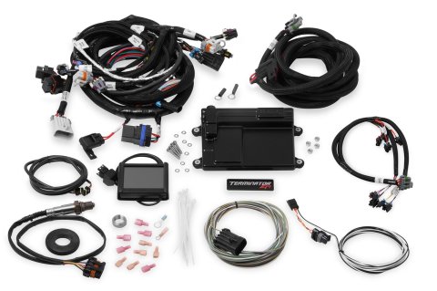 Holley Terminator LS Plug-and-Play Multi-Port Systems 550-614 Engine Management Systems, LS, Plug-andPlay, 8-Injectors, 8-Coils, Analog Inputs, with Controller, Chevy, Truck, 4.8-6.0L, 24x Crank, Kit