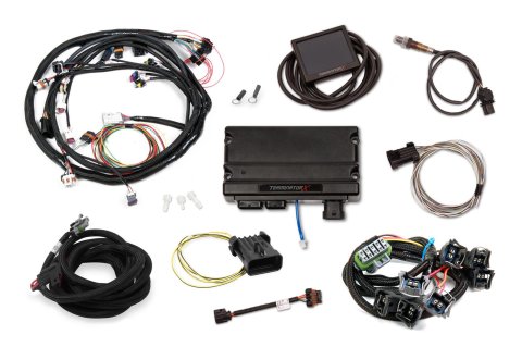 Holley Terminator X Engine Management Systems 550-937 Systems, X, Multi-Port, 8-EV1 Injectors, 8-Coils, Analog Input, Sensors, Tuner, Universal MPFI Main Harness, Kit