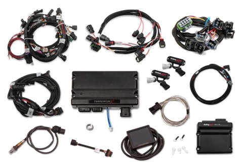 Holley Terminator X Engine Management Systems 550-1210 Systems, X, Up to 8-EV1 Injectors, 8-Coils, Analog Input, O2 Sensor, Plug-and-Play, 3.5 in. Controller, Ford, 5.0L, Kit